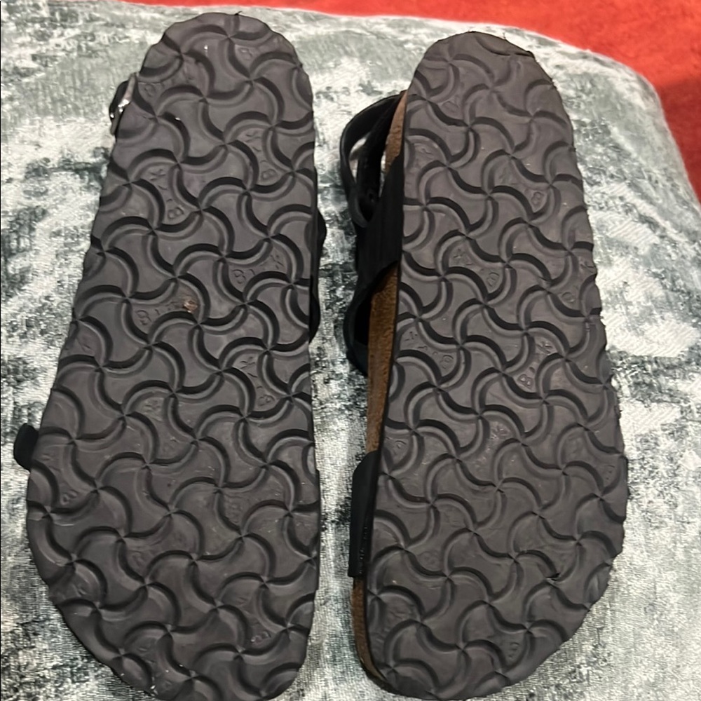 Birkenstock Black Strappy Sandals - Picture 2 of 6